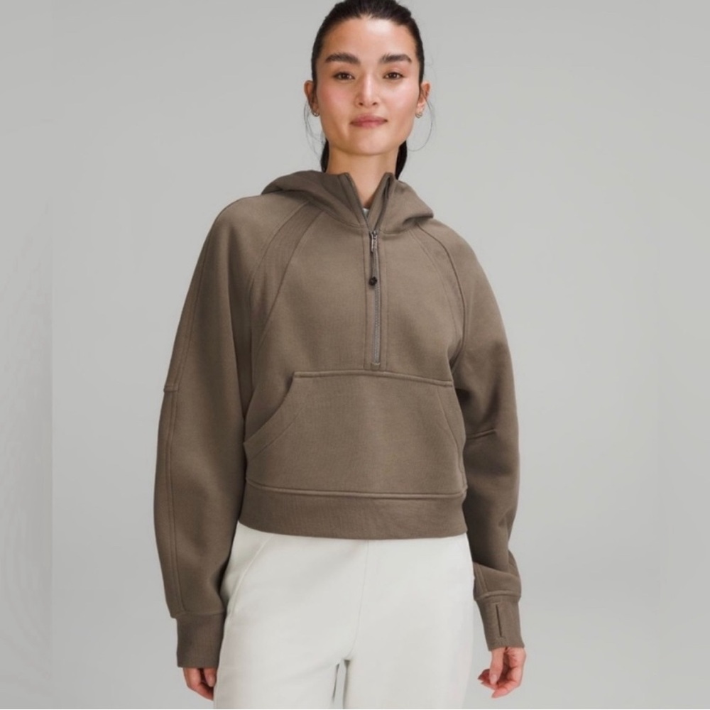 Lululemon Oversized Half-Zip Scuba Hoodie Nomad